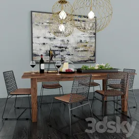 Crate barrel dining room